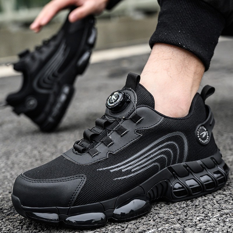 New Work Sneakers Steel Toe Shoes Men Safety Shoes Puncture-Proof Work Shoes