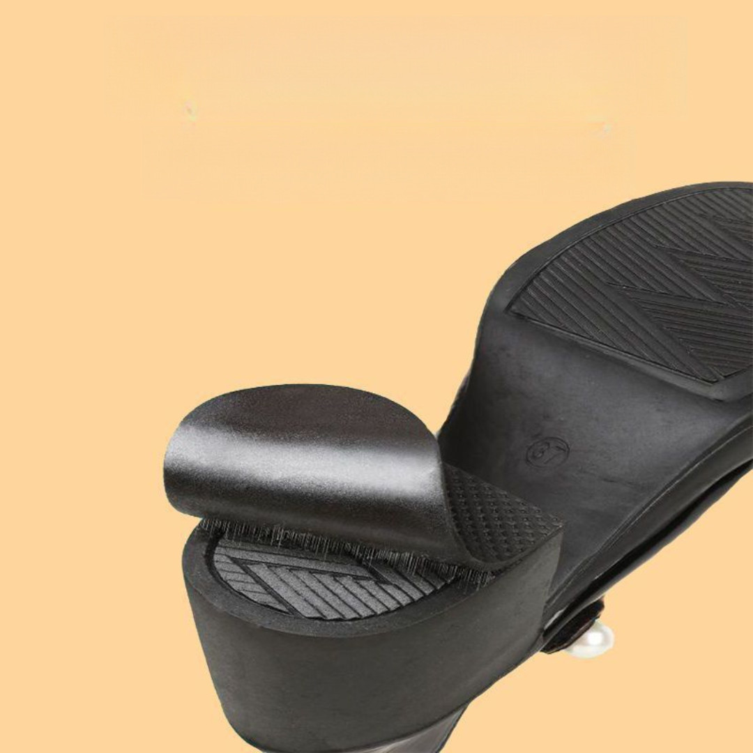 Self-Adhesive EVA Shoe Sole Repair Patch Black Rubber Anti-Slip Protector Pads