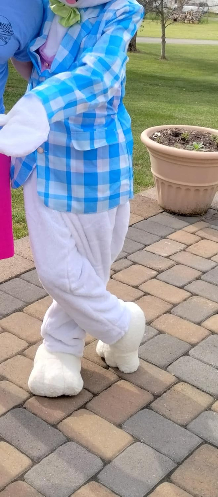 Easter Bunny Shoes Adult Rabbits Foot Shoes Bunny Feet Slippers White Costume Sl