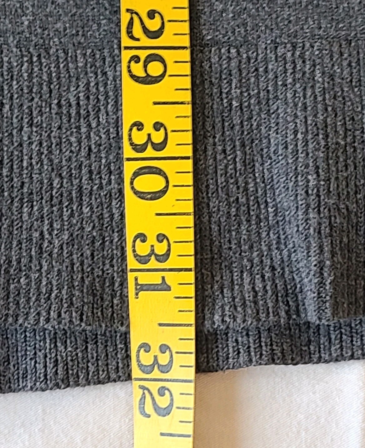 Duluth Women’s Midi Sweater Dress Sz. Med Gray Long Sleeve V- Neck Soft Cozy