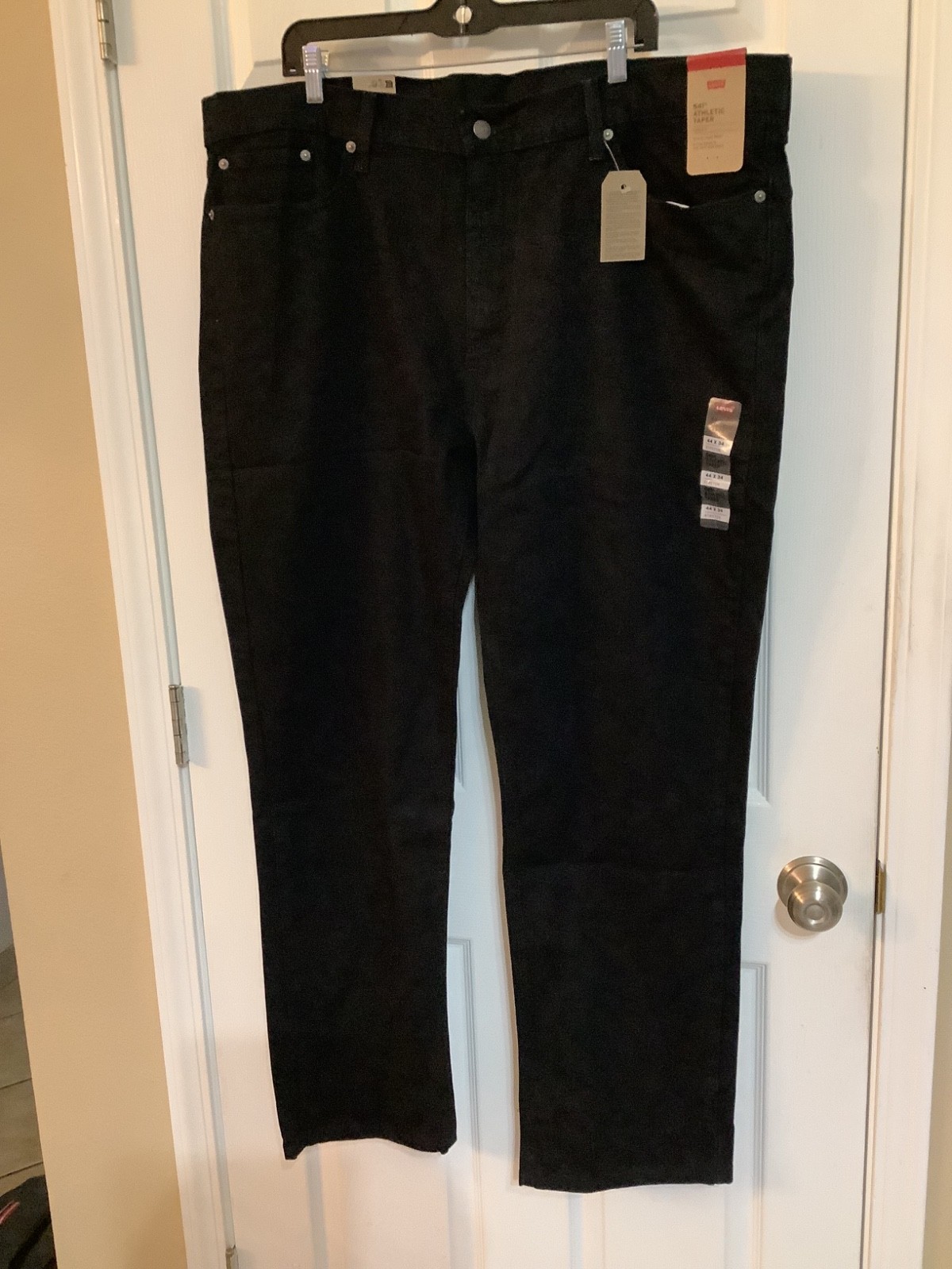 Levi’s 541 Jeans Men’s Athletic Taper All Seasons Tech Stretch 44×34 Black Color