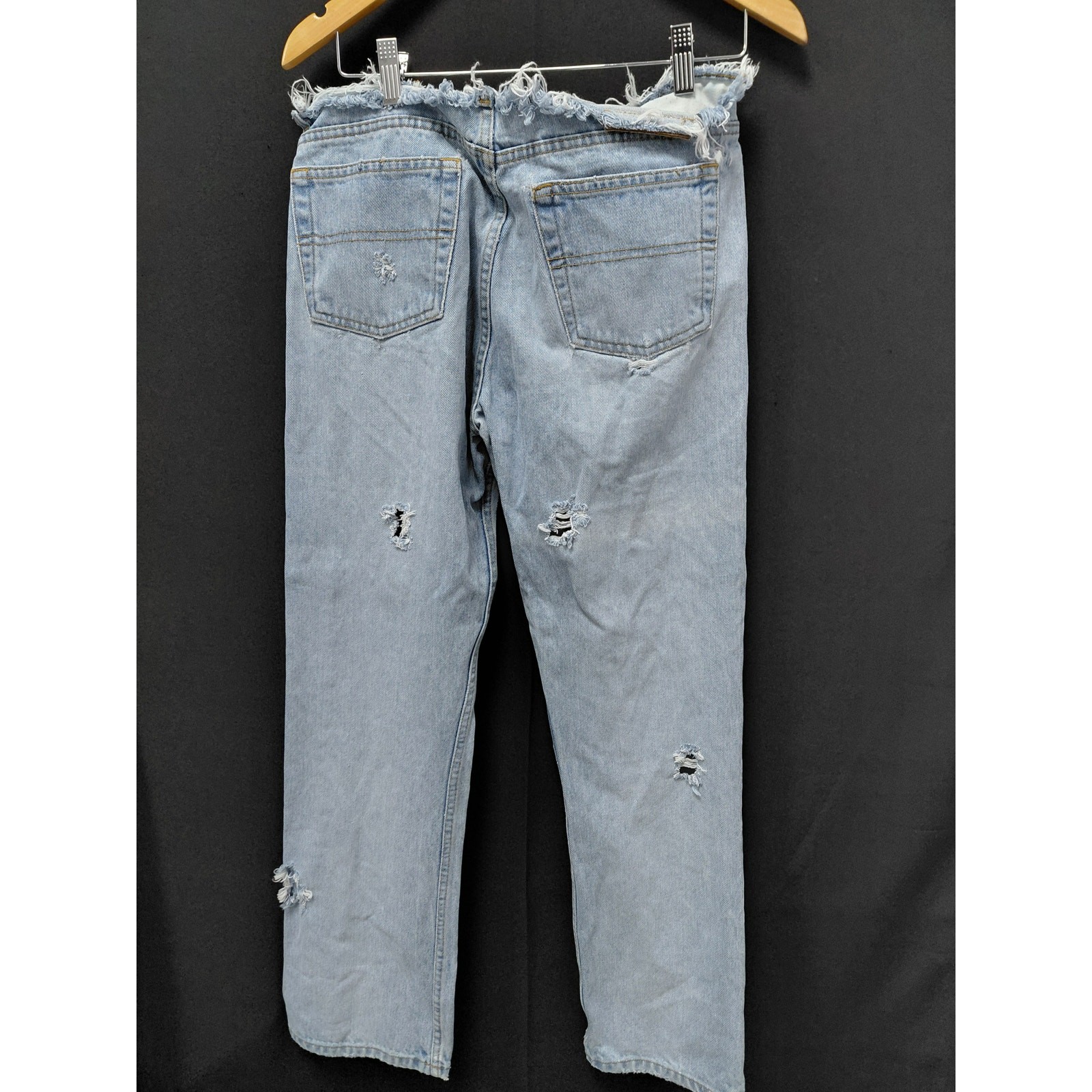 Polo Ralph Lauren Distressed Denim Jeans Light Wash Mid (10-12 in) Size 10X31