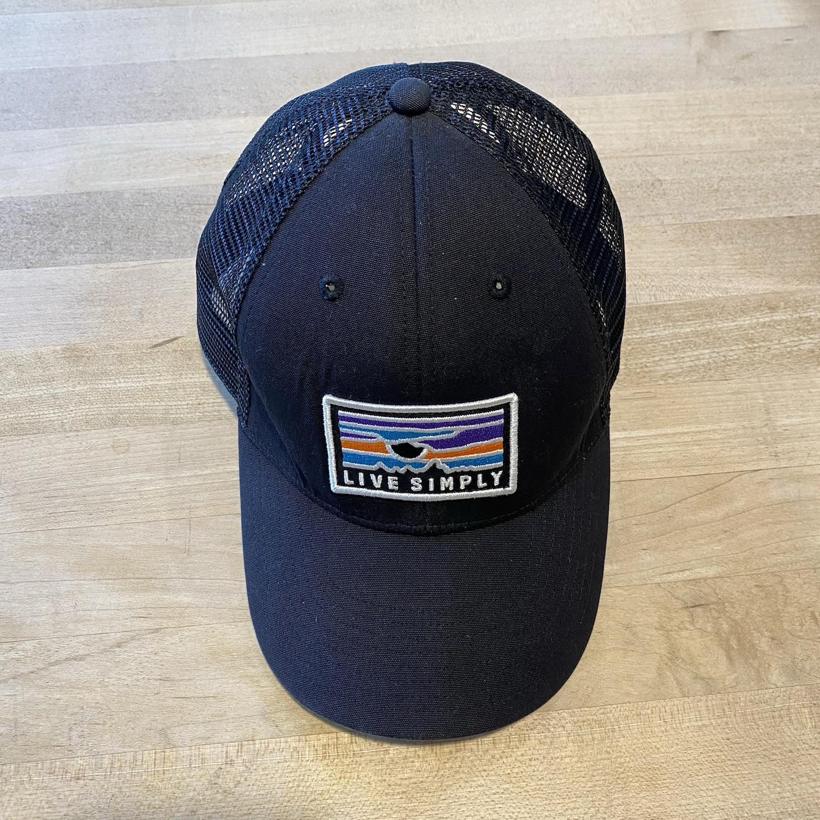 Patagonia Live Simply Sunset Lopro Trucker Hat – Black – 2016