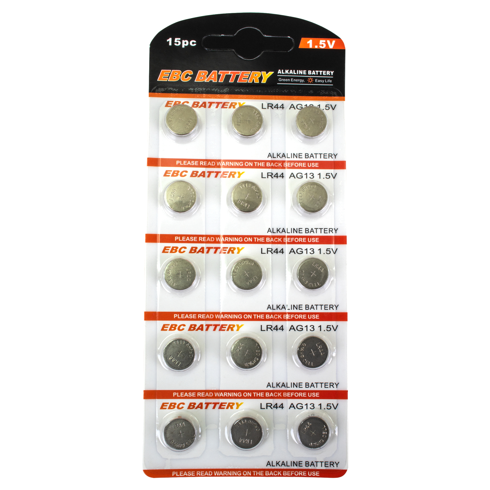15 Pack LR44 AG13 Alkaline ­Batteries Fit Watches Clocks Remotes Games Toys 10