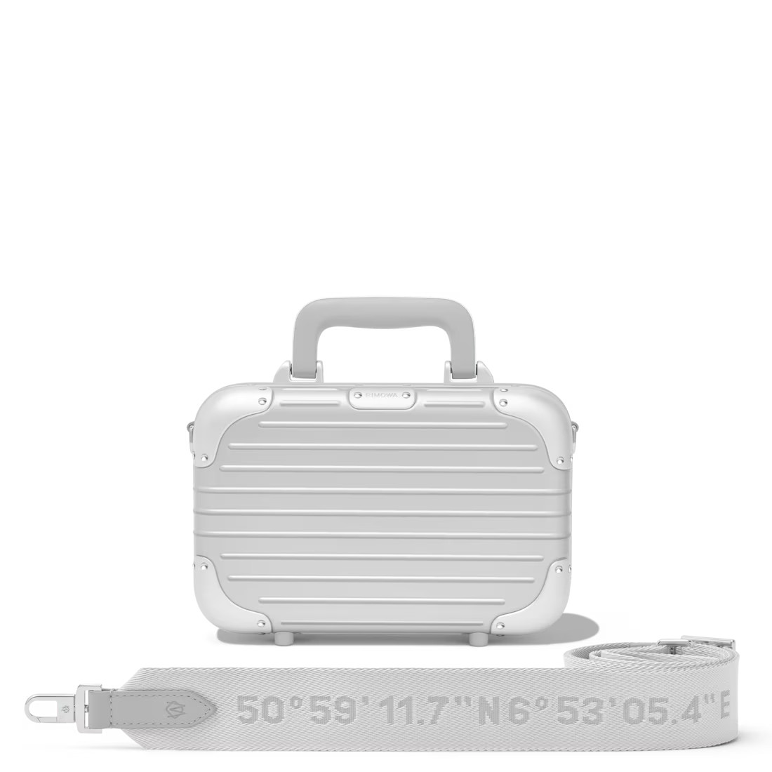 Authentic RIMOWA Original Aluminum Cross-Body Bag 19 Silver Brand New $2,325