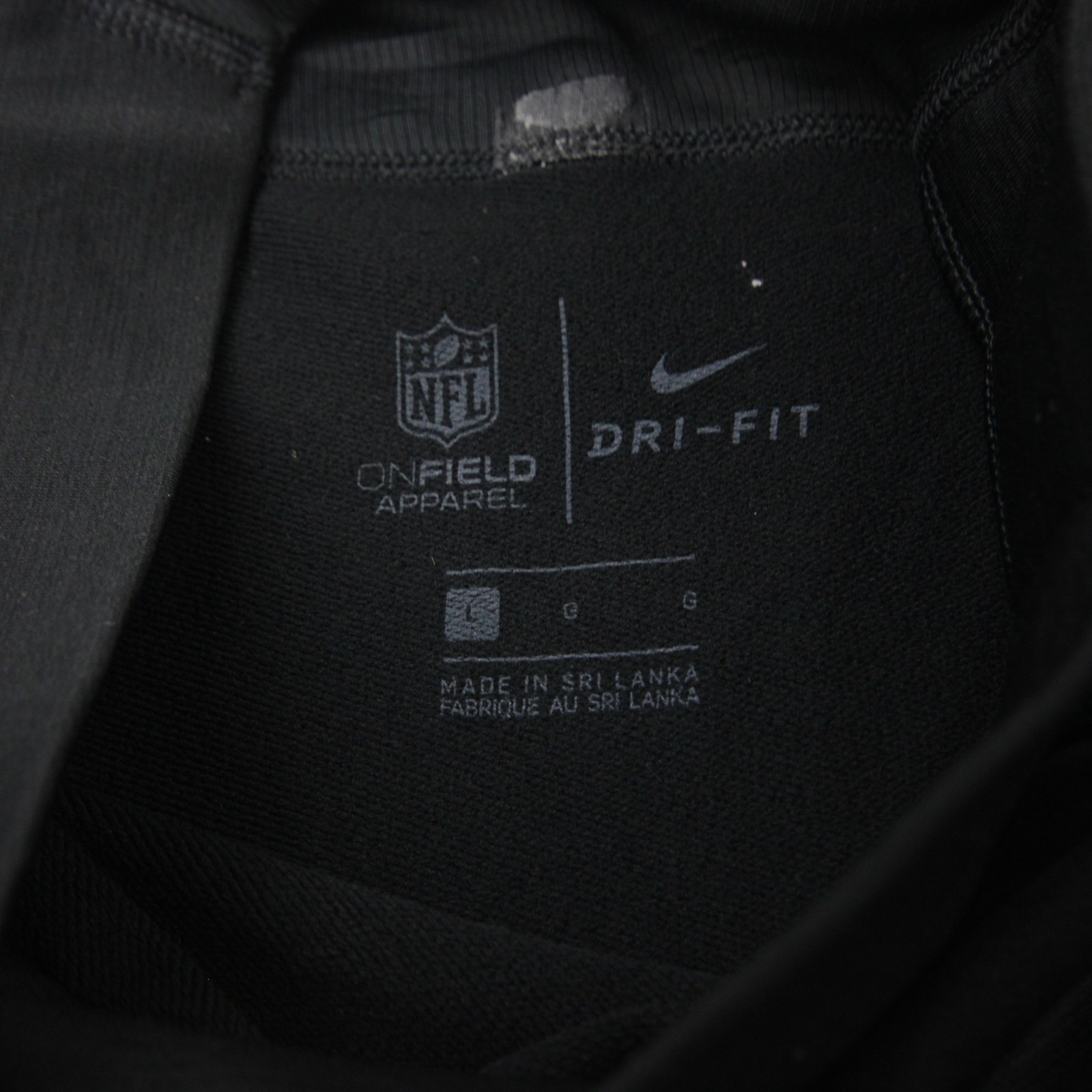 Nike NFL On Field Compression Top Men’s Black Used L