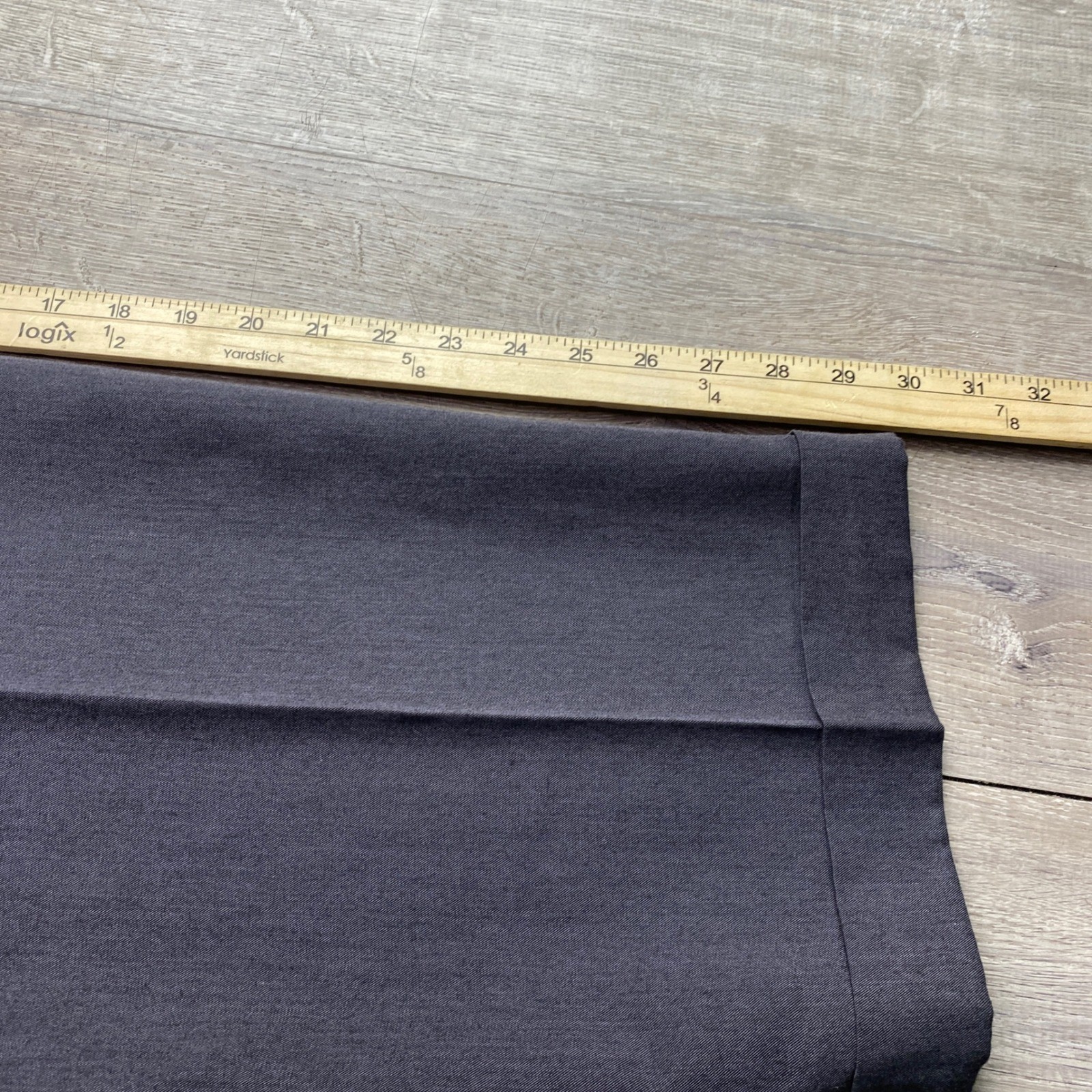 Dockers Mens 36×30 Relaxed Fit Pleated Cuffed Gabardine Pants Grey NEW
