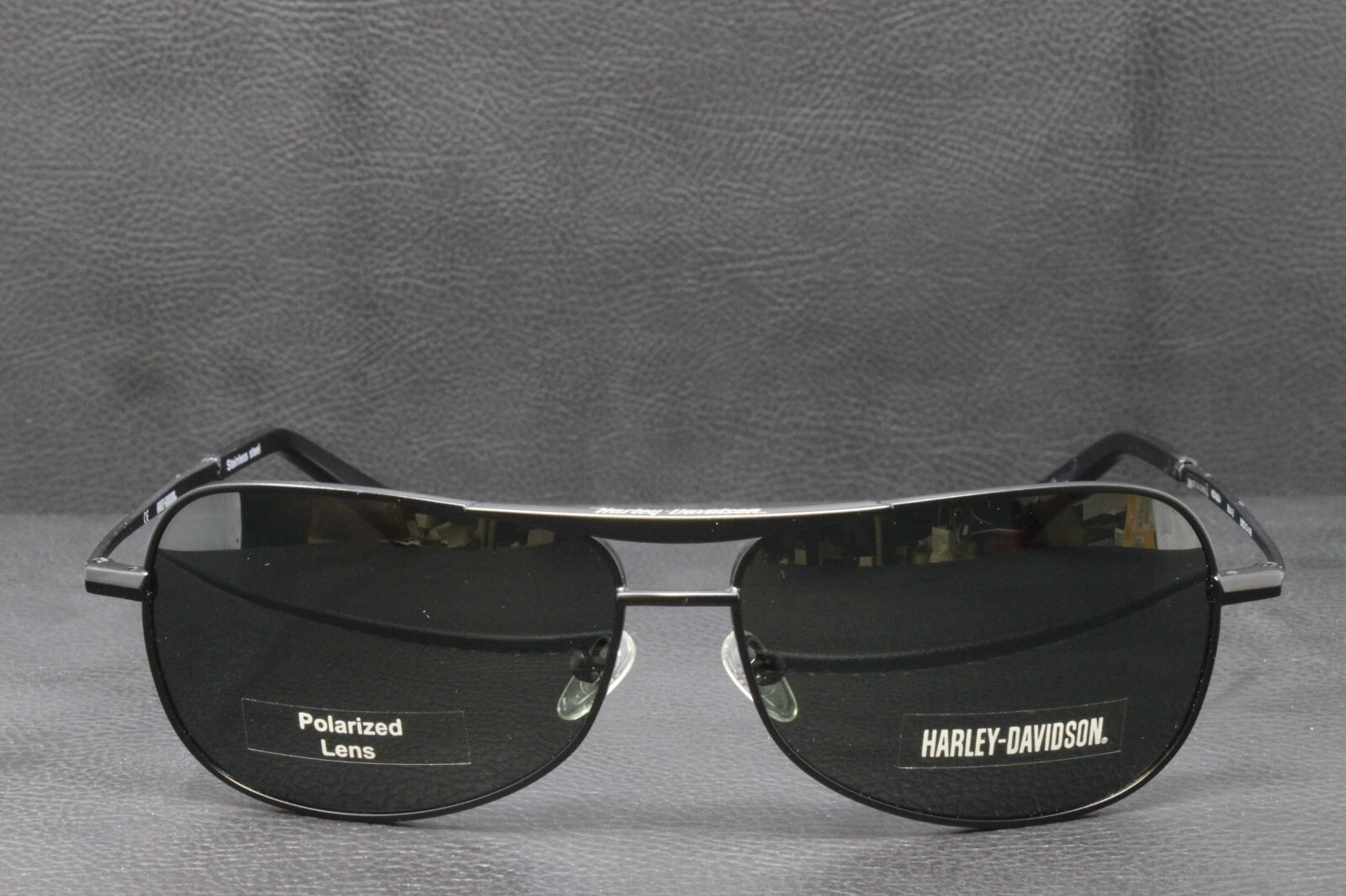 Harley Davidson sunglasses Men’s Metal Aviator Polarized Black 58mm HDX834 BLK