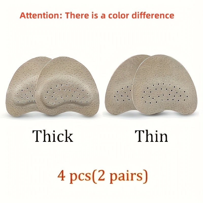 4Pcs Women’s Sandal Insoles, Anti-Slip Self-Adhesive Stickers for High Heels