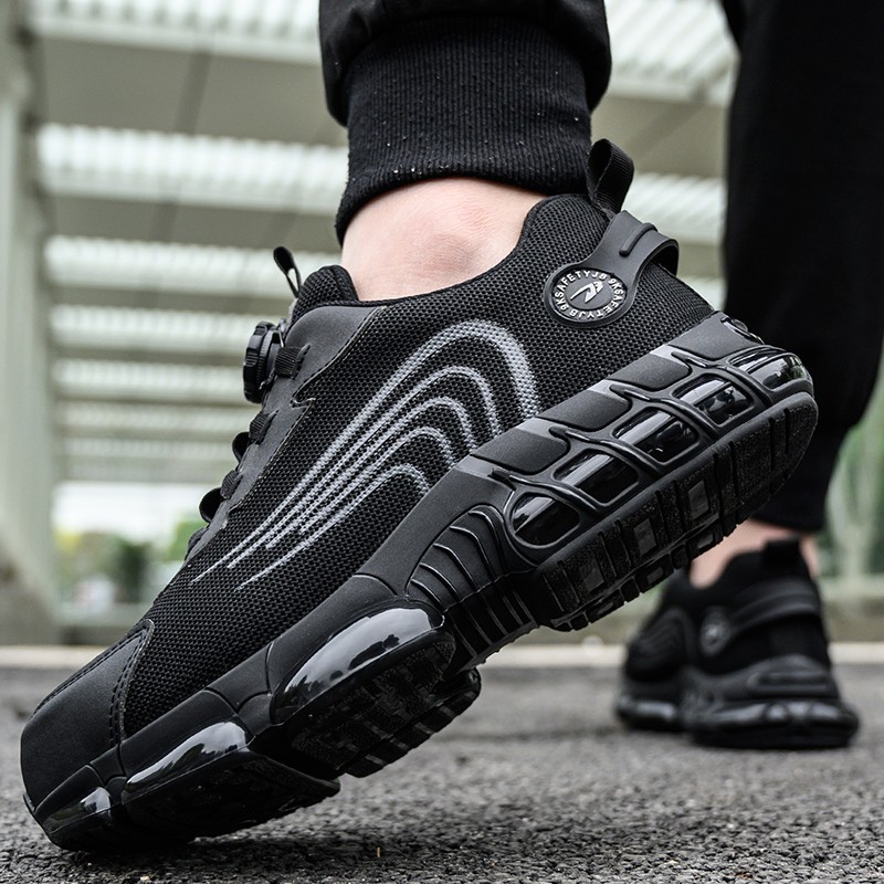 New Work Sneakers Steel Toe Shoes Men Safety Shoes Puncture-Proof Work Shoes