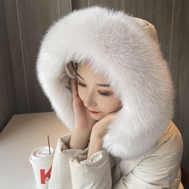 Women’s Coat Collar Detachable Fur Collar Winter Simulation Fox Fur Universal