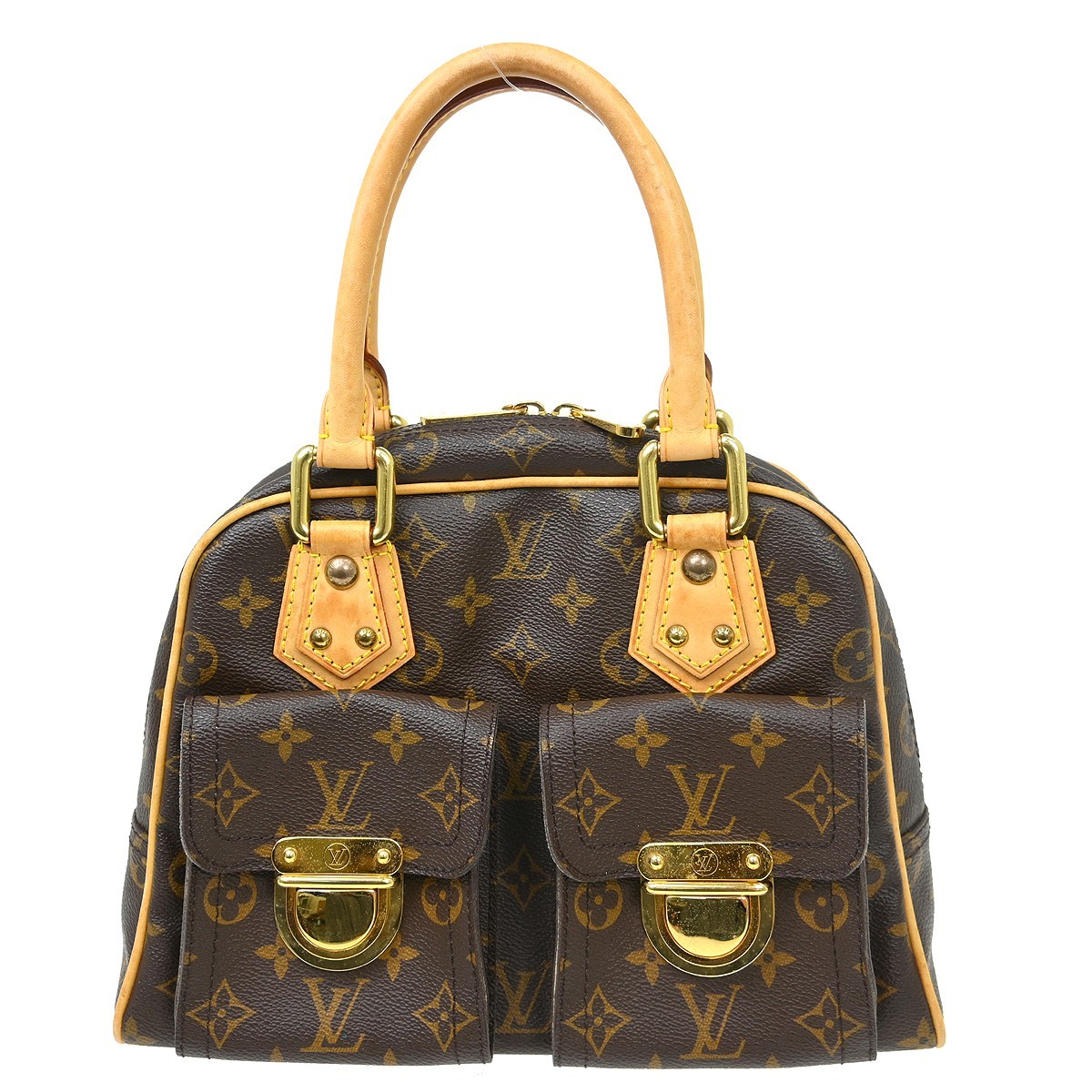 Best05 Louis Vuitton Monogram Manhattan PM Handbag M40026 VI0098 NQ08228
