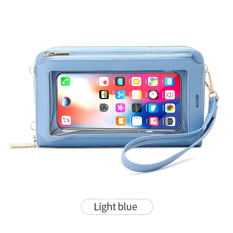 Women’s Wallet Touch Screen Cellphone Crossbody Bag RFID Blocking Purse Handbag