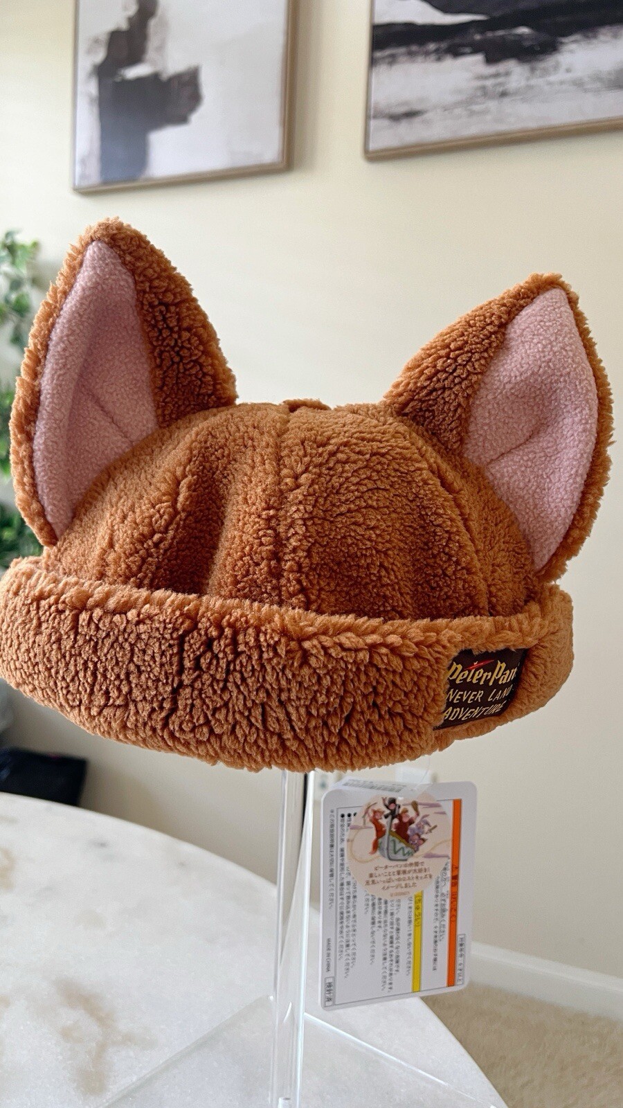 Tokyo Disney Peter Pan Fluffy Hat Cap Lost Boys Fantasy Springs Japan 【US STOCK】