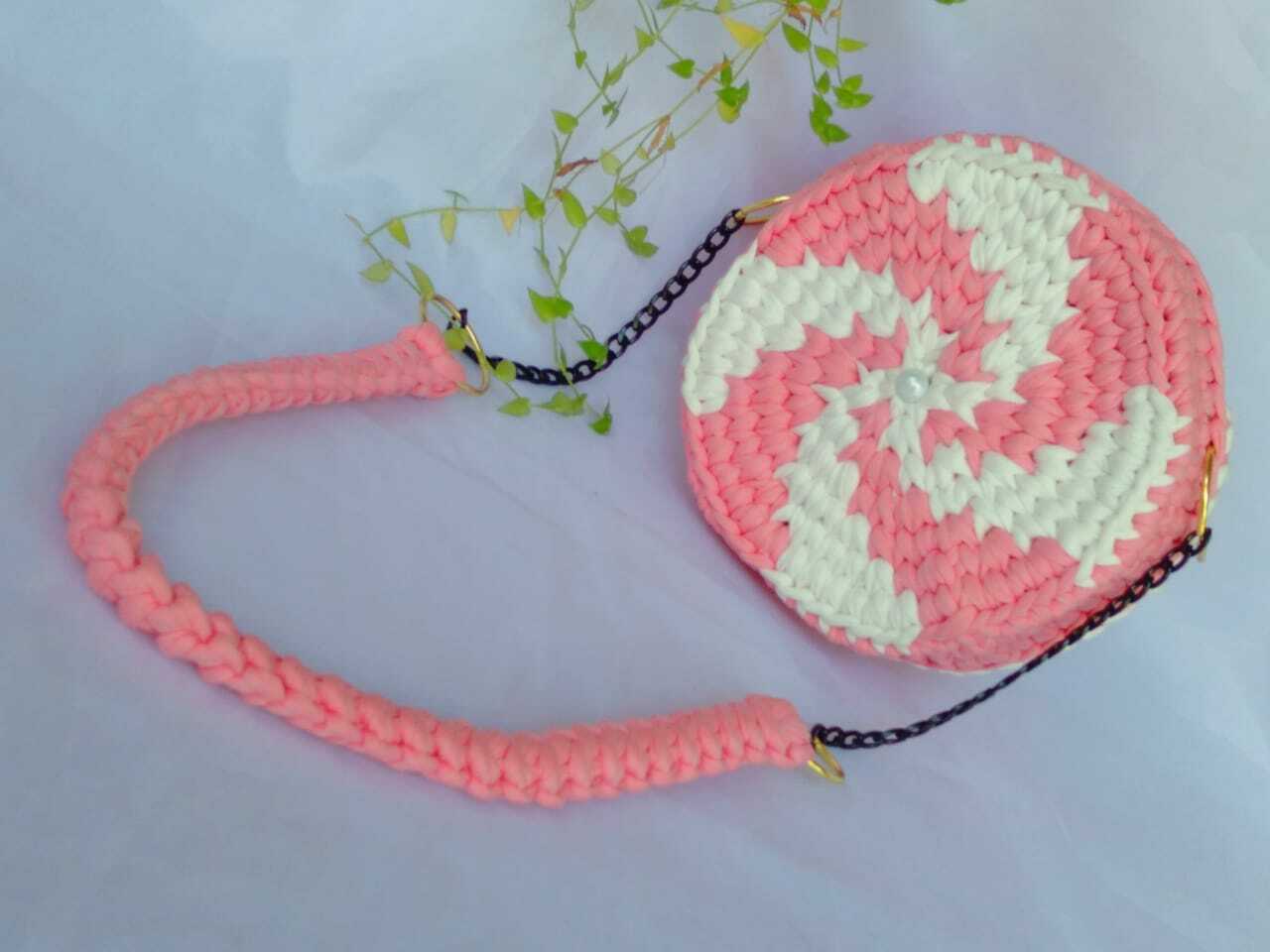 Handbag Women Purse Body Cross Shoulder Ladies Fashion Yarn Eco-Friendly New