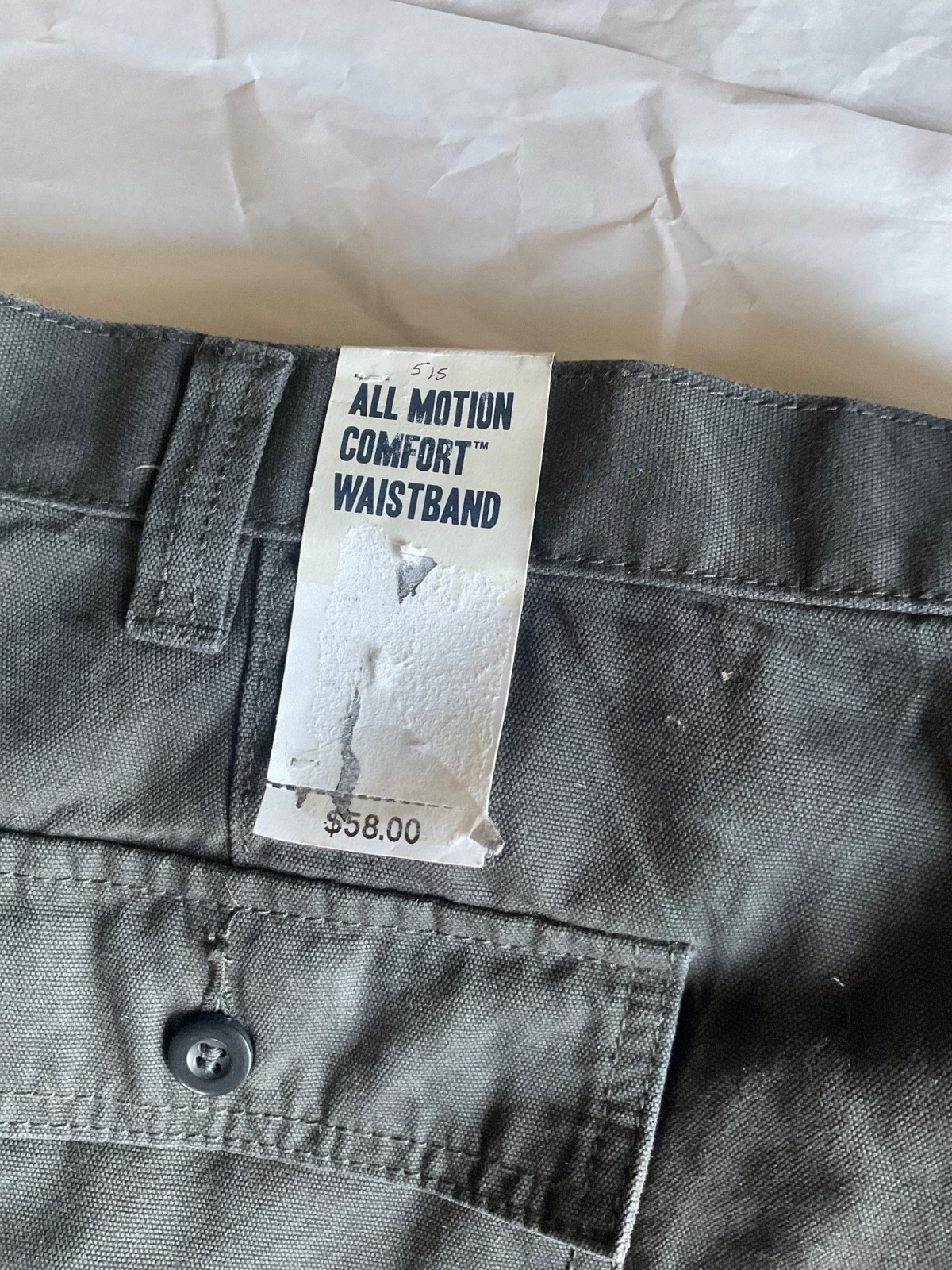 Dockers Comfort Cargo Classic Fit Pant Dark Gray New Men 42 x 30 Comfort Waist
