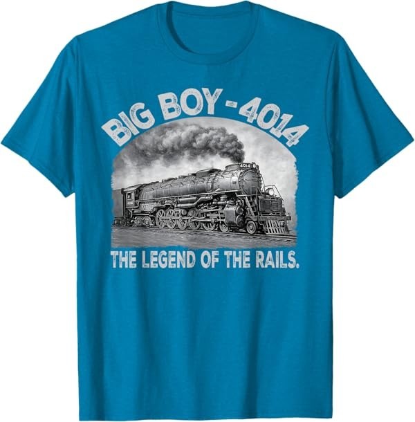 Big Boy 4014 Steam Engine Locomotive Train Vintage Railroad T-Shirt