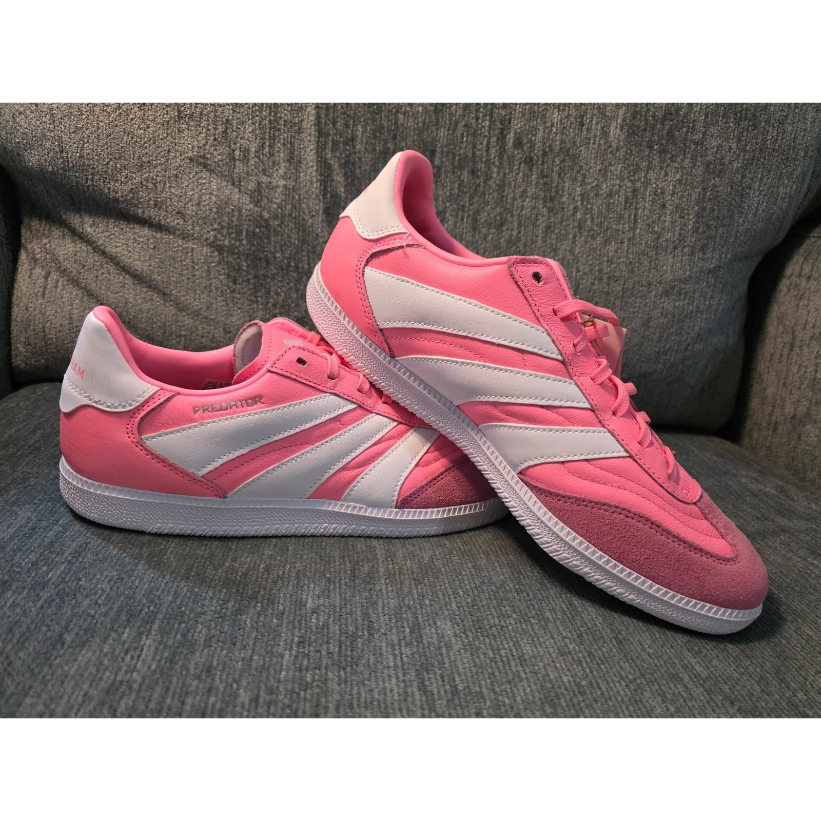 Adidas Predator Freestyle David Beckham Pink White Mens Shoes JI1163 Size 9.5