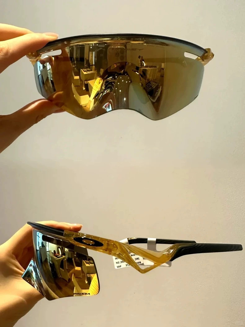 Oakley QNTM Kato OO9481D Sunglasses, Gold Frame, Gold Lenses