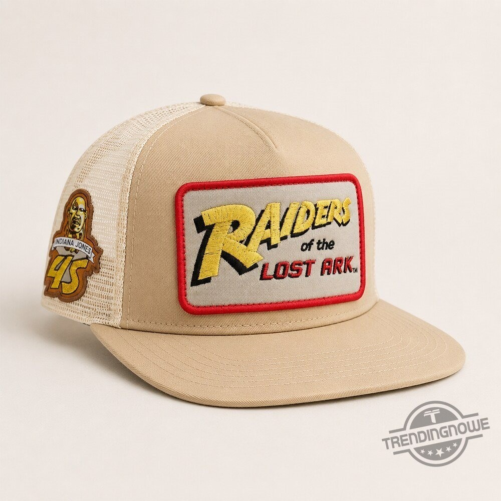 Raiders Of The Lost Ark 45th Anniversary Vintage Hat Movie Fan Adjustable Cap