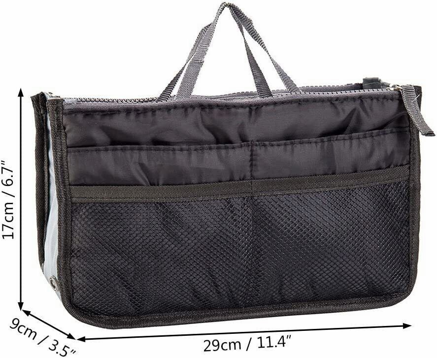 Tote Organizer Insert Bag Women Travel Large liner Handbag Purse Lady Makeup