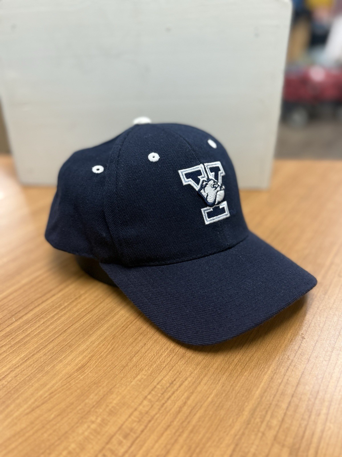 Vintage 90s Yale University Bulldogs Snapback hat The “Y” Wool Acrylic