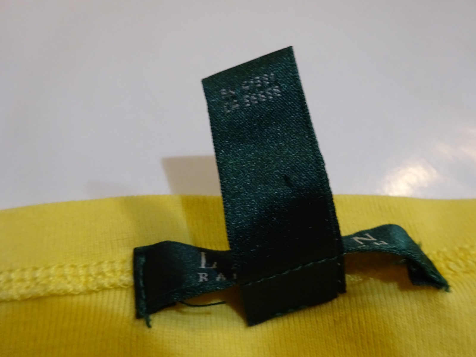 Ralph Lauren Women’s Yellow Cotton Top Blouse – Size XL