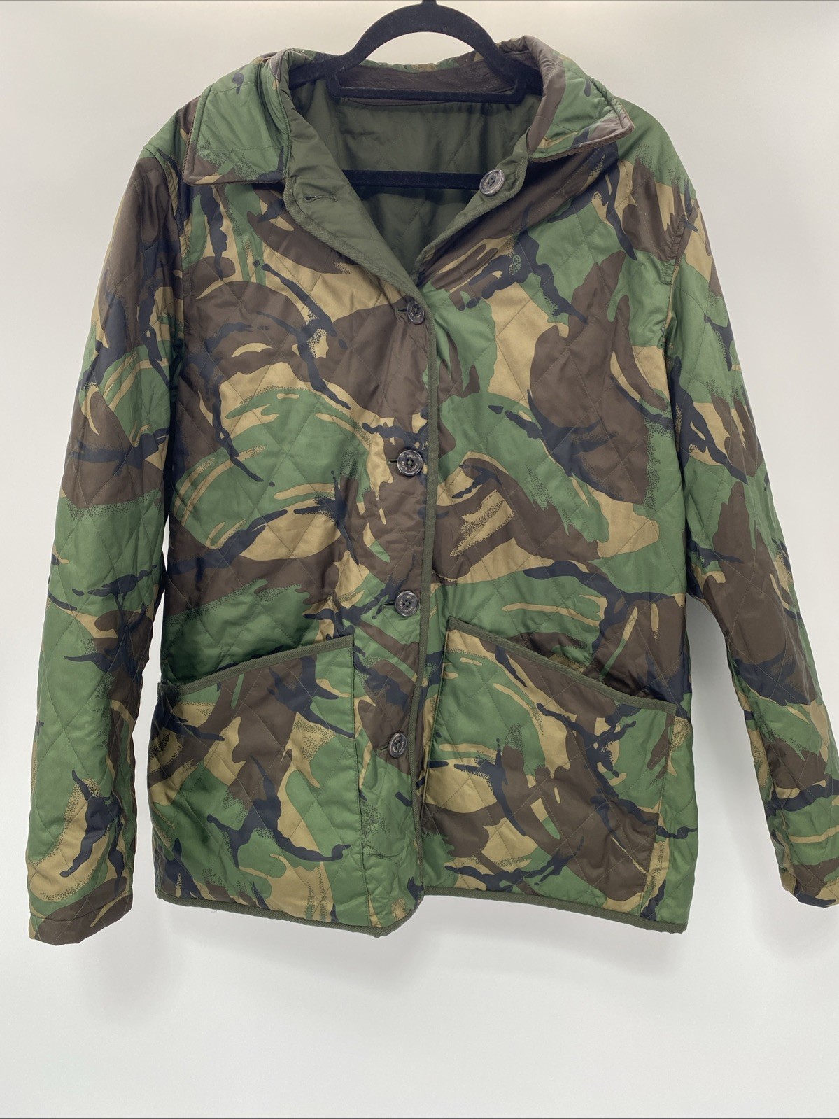 NEW Polo Ralph Lauren Jacket Mens Medium Green Camo M Classics 2 Reversible