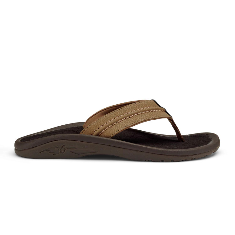 NEW OluKai Hokua Men’s Sandals Water Resistant Beach Casual Flip Flops