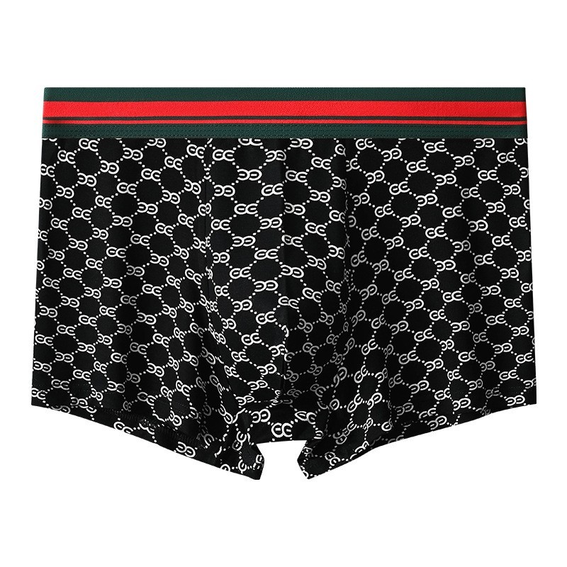 4 Pack Men’s Underwear Soft Boxer Briefs Breathable Comfortable Trunks