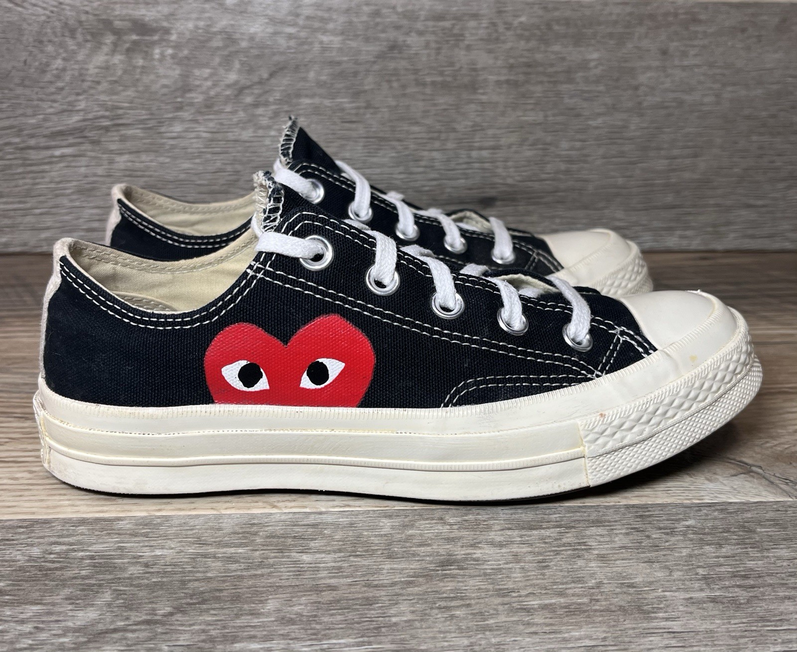 Converse All Star x Comme des Garcons Sneakers Men 4/Women 6 Low Chuck Taylors