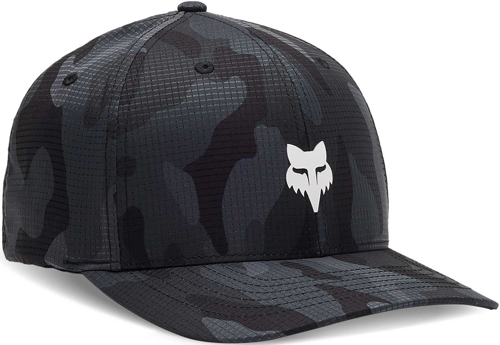 Fox Racing Fox Head Camo Tech Flexfit Hat – Mens Lid Cap