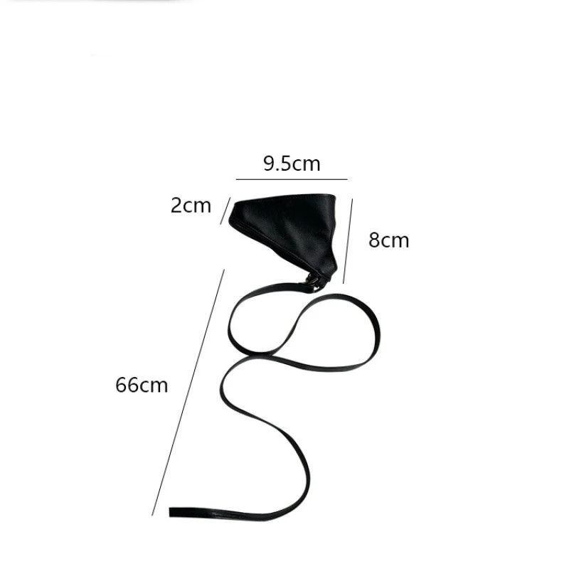 PU Leather Fingerless Gloves Gothic Punk Half-Finger Arm Sleeves