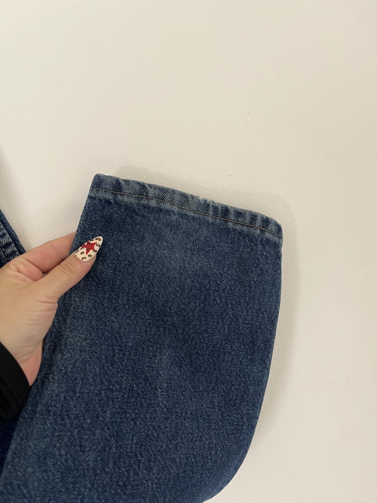 Wrangler Jean Blue Denim 29×34 Straight Leg Grade B #100