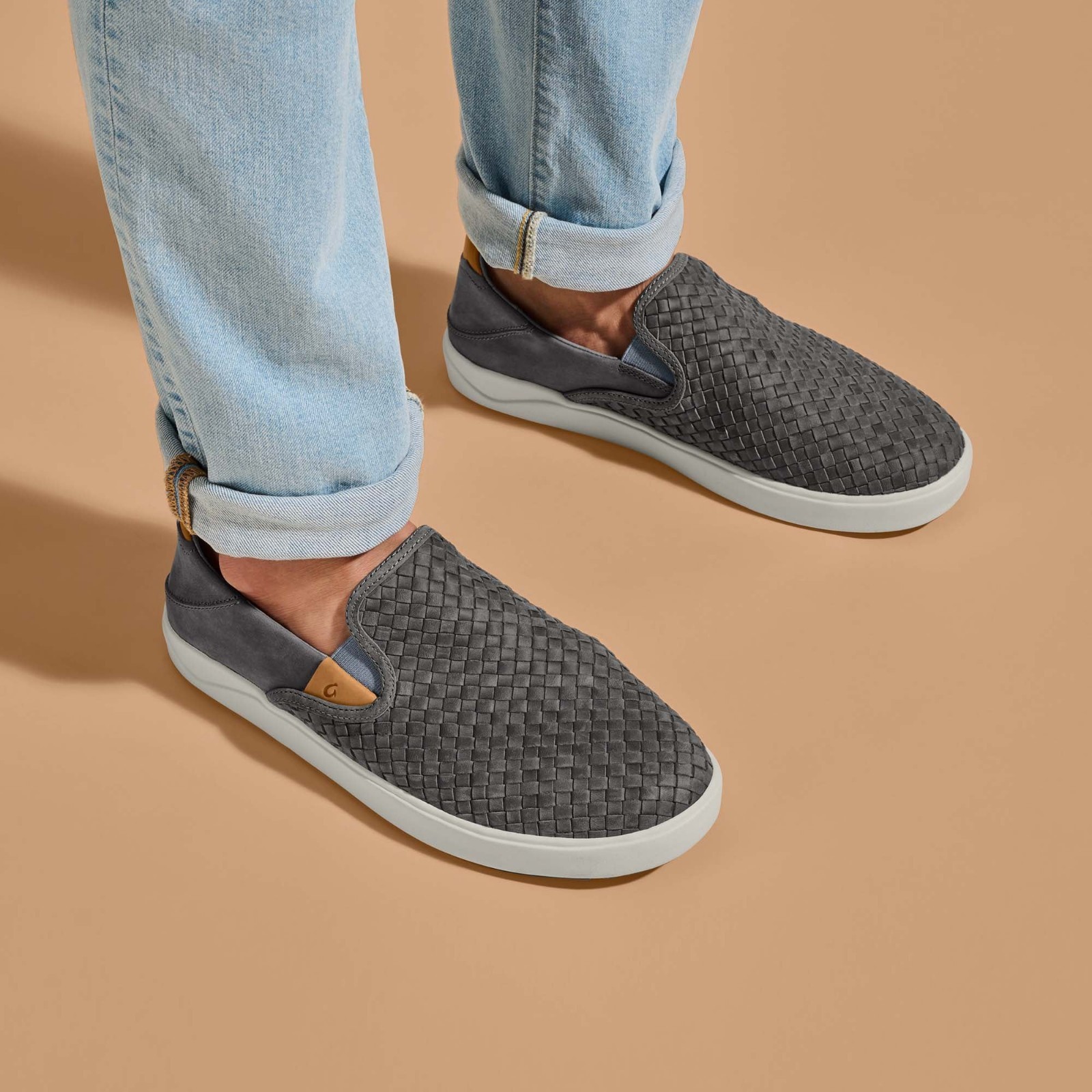 OluKai Lae‘ahi Lauhala Men’s Slip-On Shoes Brand New Authentic