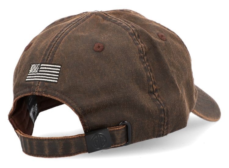 SIG SAUER TACTICAL Waxed Oil Cloth Adjustable Cap – Brown – NEW LIMITED ISSUE