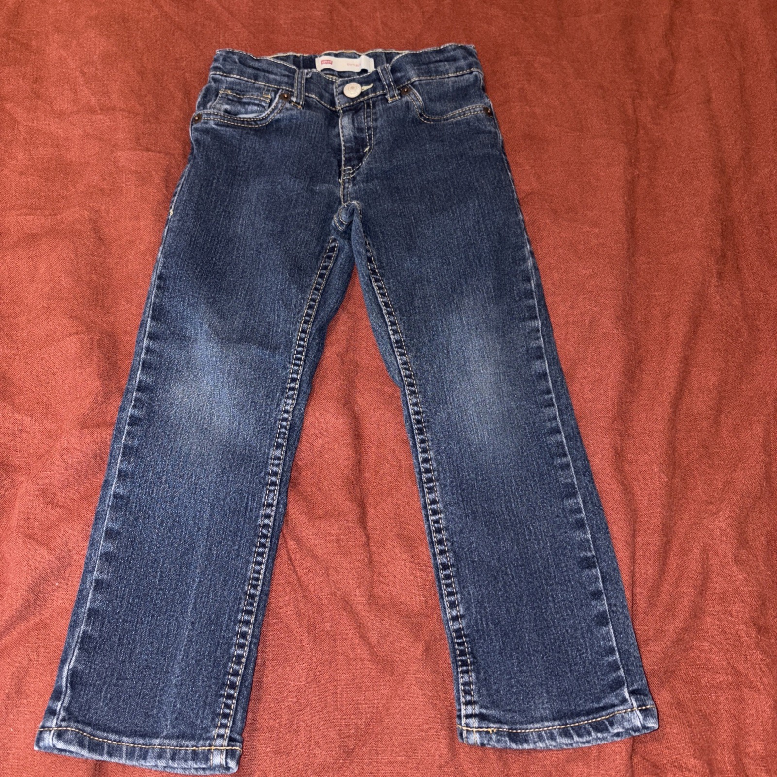 Levi’s 511 Slim Boys Jeans Medium Wash Size 5 Reg Adjustable Waist 5T