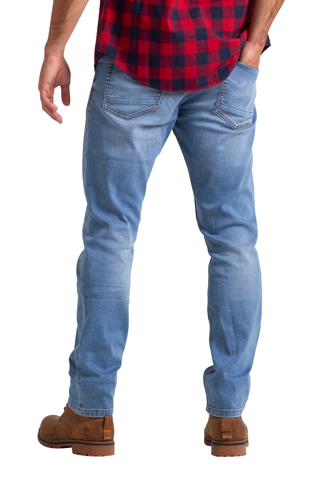 Mens Knit Denim Jeans Slim Fit Casual Skinny Super Spandex Knitted Jeans Pants