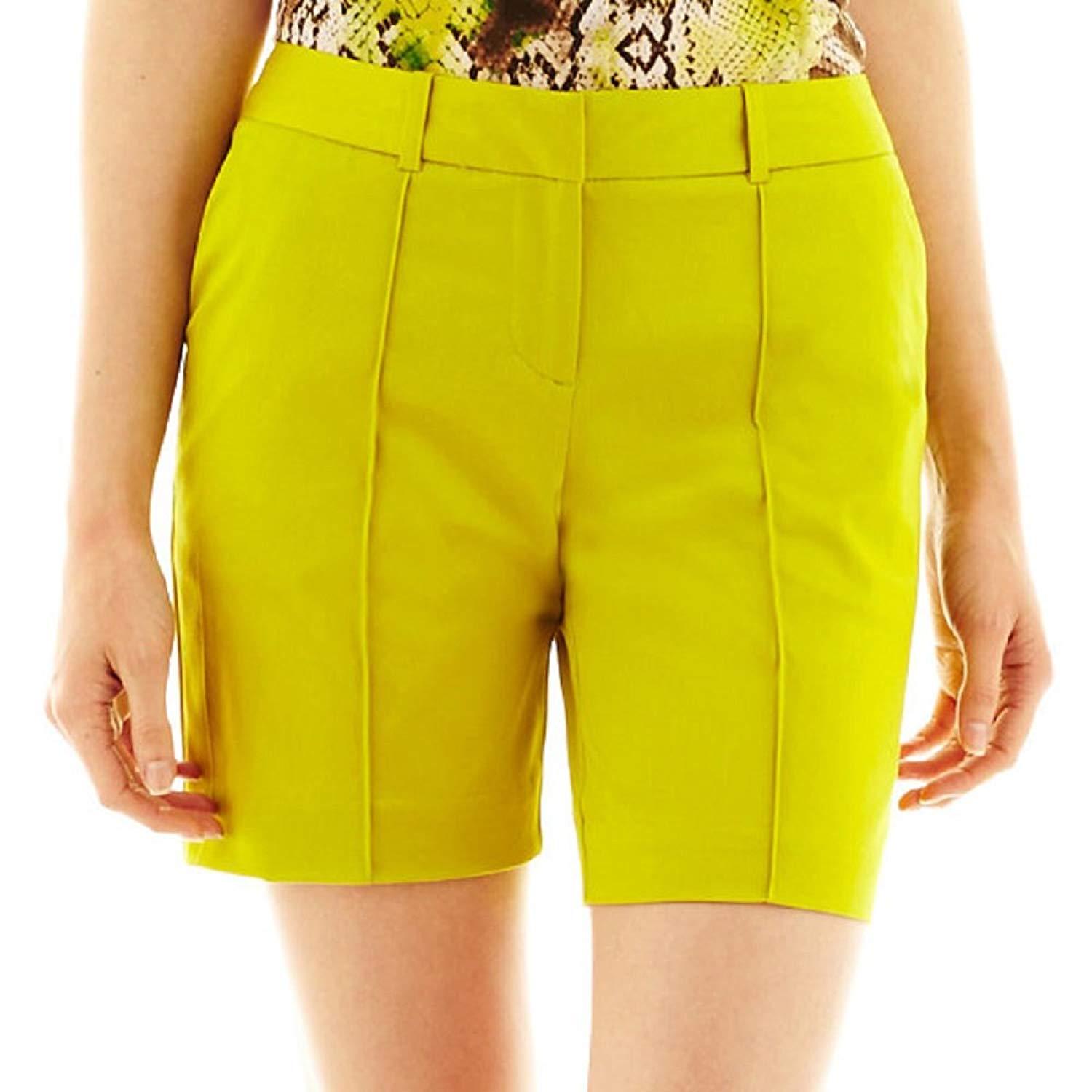 Worthington Polynesia Citronelle Shorts Sizes 6, 8, 14, 18 New MSRP $38.00