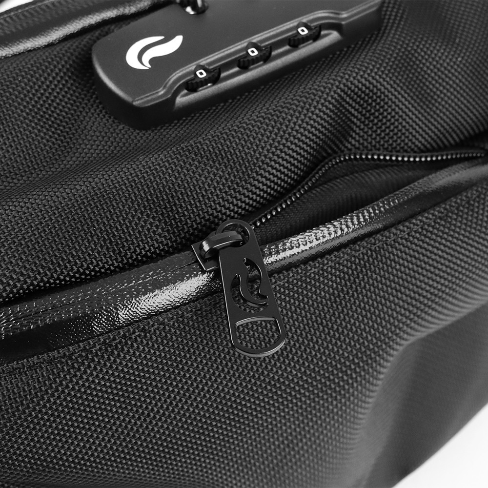 Skunk ECLIPSE Smell Proof Cross Body Weather Proof Backpack BLACK CANVAS