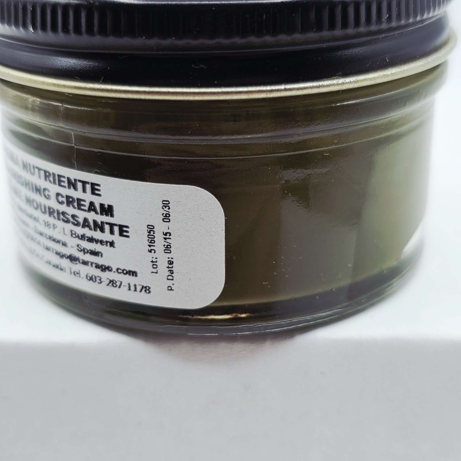 Tarrago Shoe Polish # 34 Olive Cream Leather Protector 1.76 oz. 50ml Boot