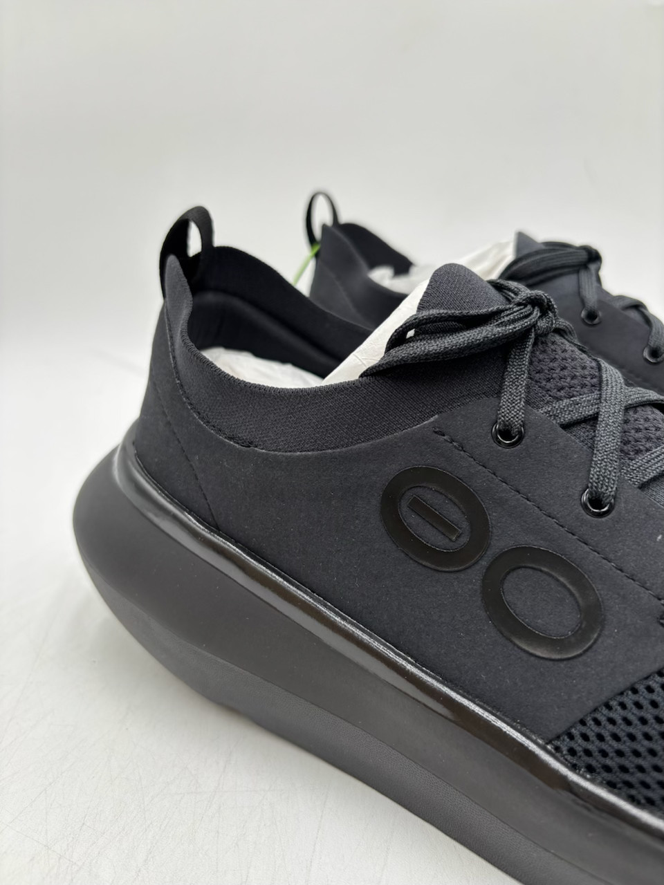 Oofos OOMY STRIDE 5087 Men’s NEW Lace-Up Shoe Black Multiple Sizes