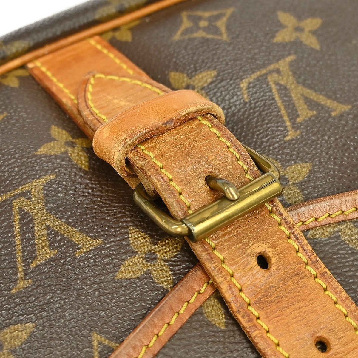 Best06 LOUIS VUITTON SAUMUR 35 SHOULDER BAG MONOGRAM M42254 8905VI RQ01933