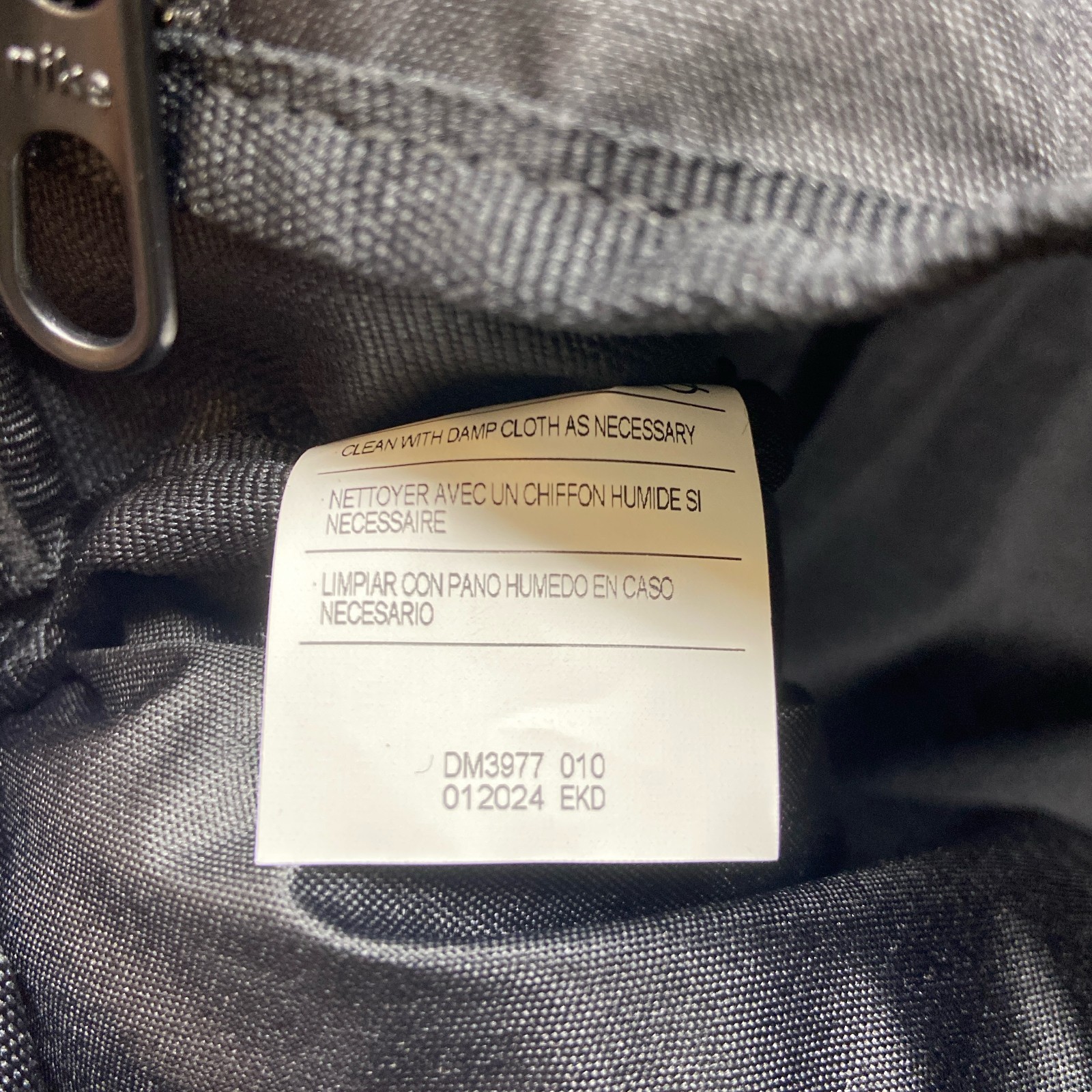 Nike Brasilia 9.5 XS 25L Duffel Bag Black/Black/White DM3977-010