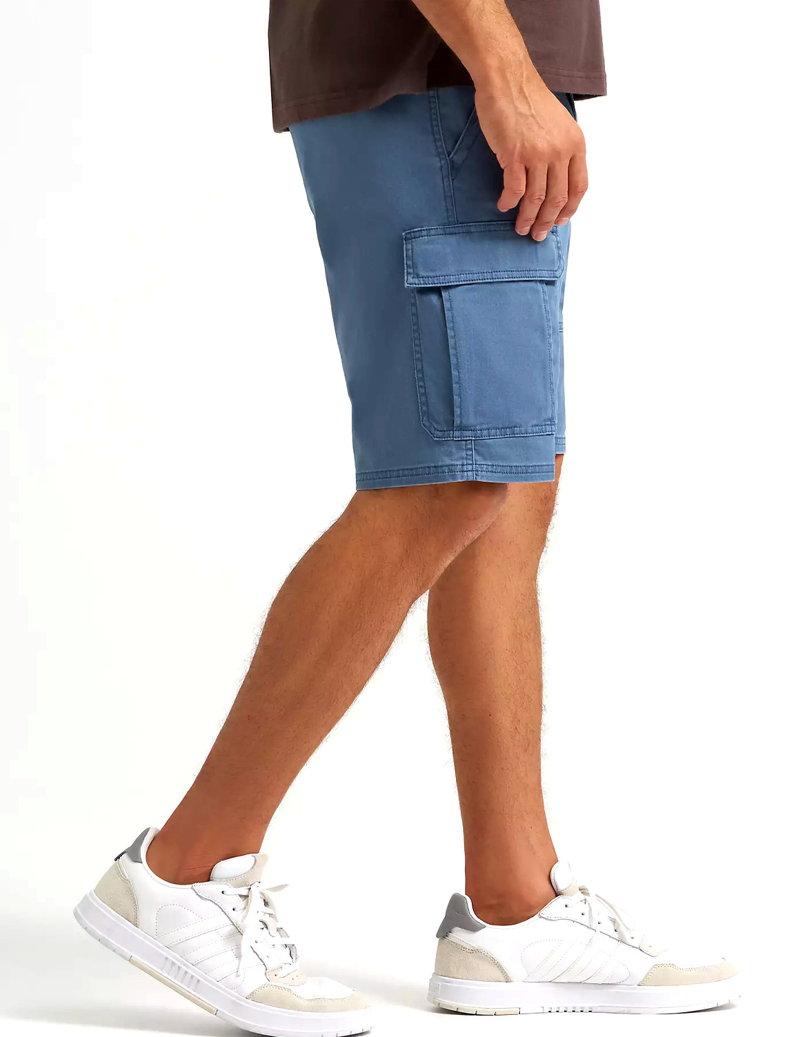 Wrangler Cargo Shorts Men’s Five Star 10 in. Stretch Above Knee Blue CHOOSE SIZE