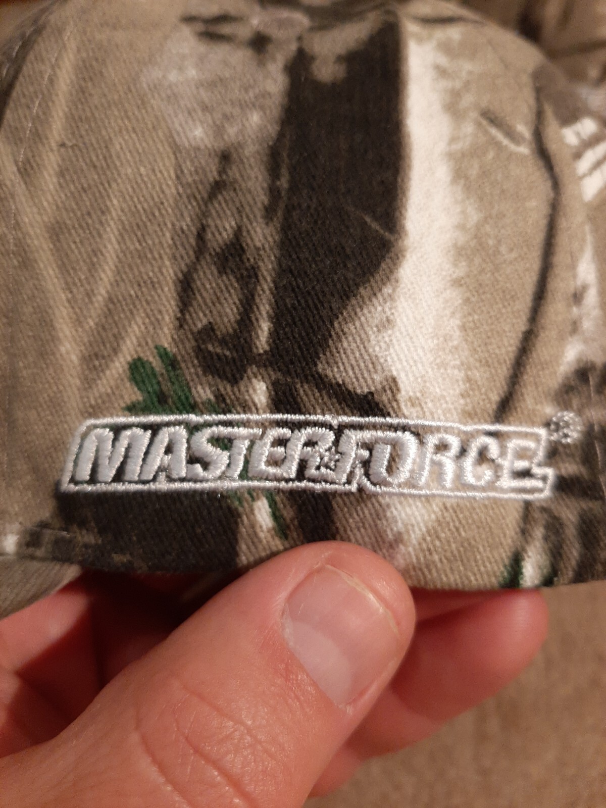 Brand New Men’s Menards MASTERFORCE ATLAS One Size Fits All Camouflage Hat Cap