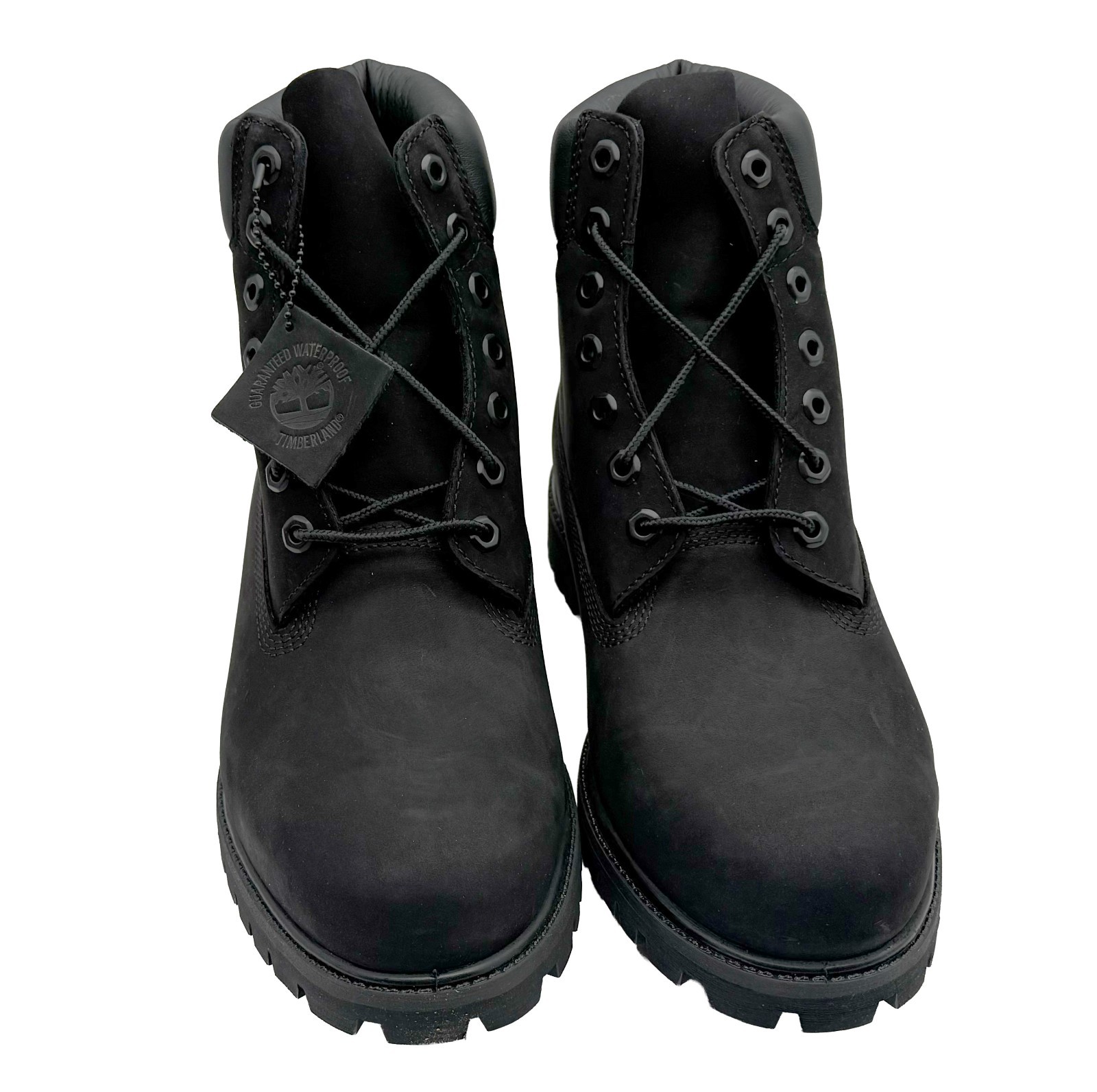 Timberland Classic 6″ Premium Waterproof Boot, Black Nubuck, Size Options