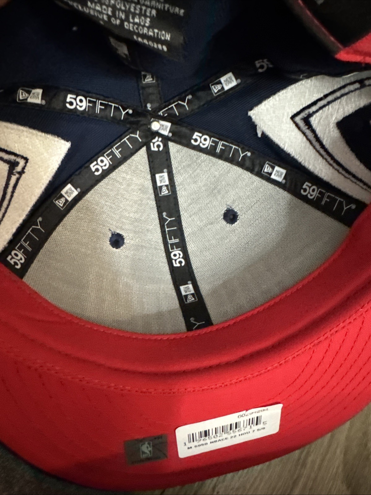 NWT NEW ERA HOUSTON ROCKETS CITY EDITION ALT 59FIFTY FITTED 7 5/8 BLUE PINSTRIPE