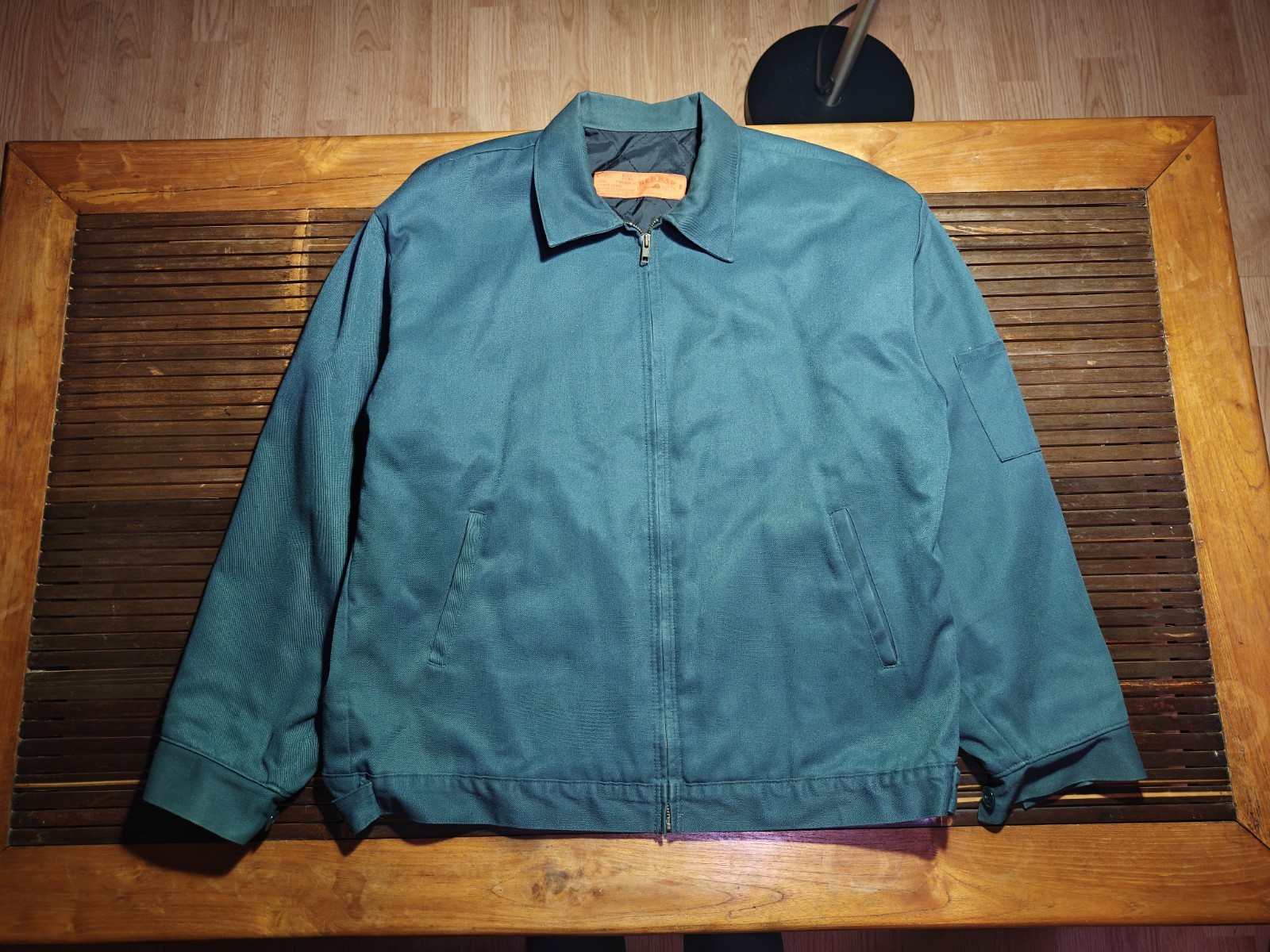 Red Kap 80’s-90’s Green Mechanic Work Jacket Size -Large