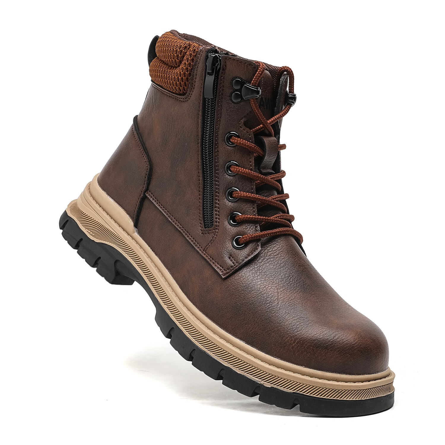 Indestructible Mens Work Boots Steel Toe Safety Shoes Waterproof Slip Resistant